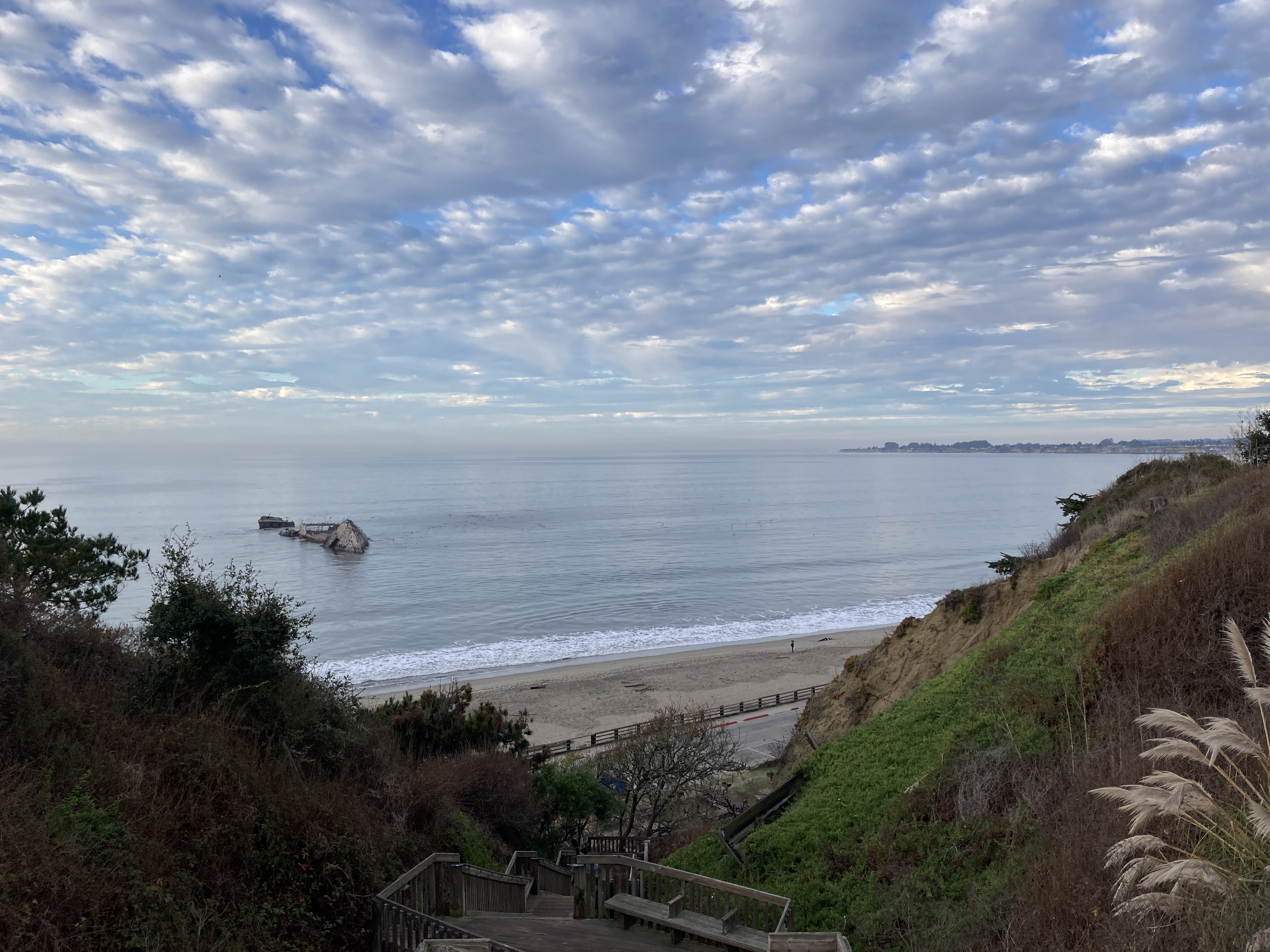The coast near Santa Cruz